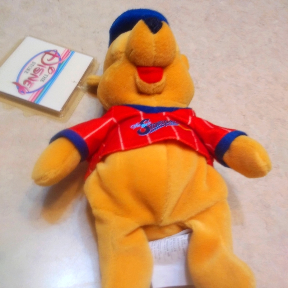 Vintage Disney Plush - Baseball Pooh!